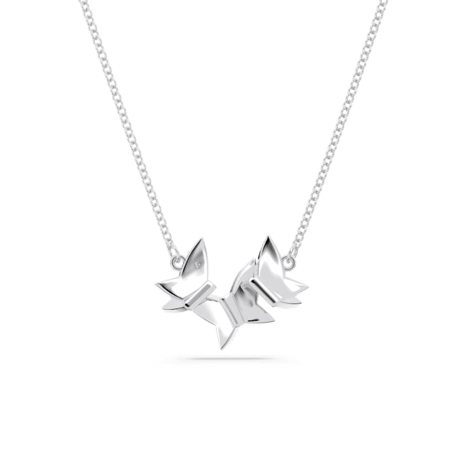 Swarovski Lilia Blue Butterfly Necklace 