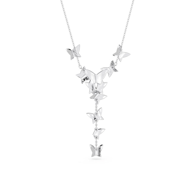 Swarovski Lilia Y Blue Butterfly Necklace 