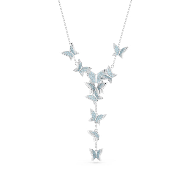 Swarovski Lilia Y Blue Butterfly Necklace 