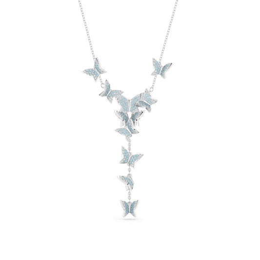 Swarovski Lilia Y Blue Butterfly Necklace 