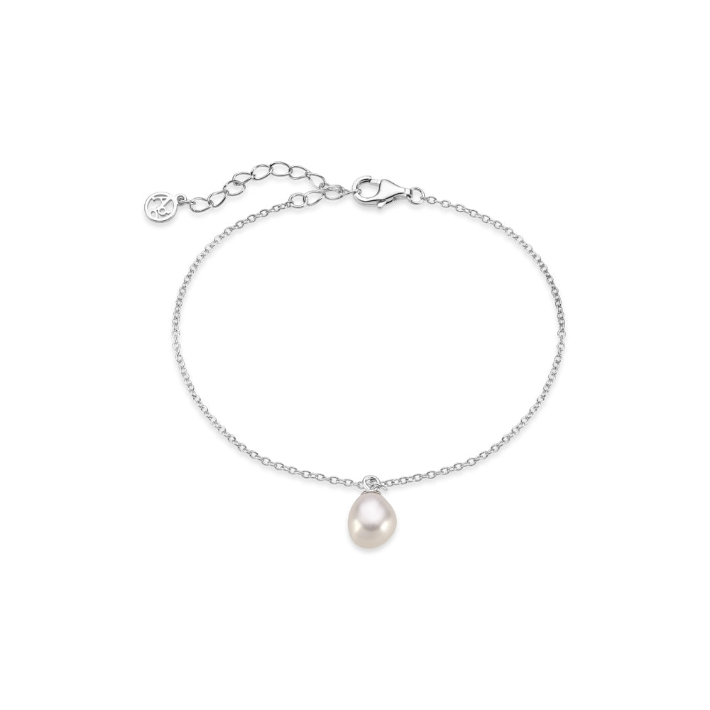 Argento Silver Freshwater Pearl Bracelet