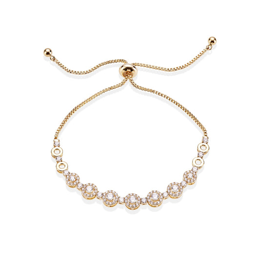 August Woods Crystal Cluster Pull Bracelet