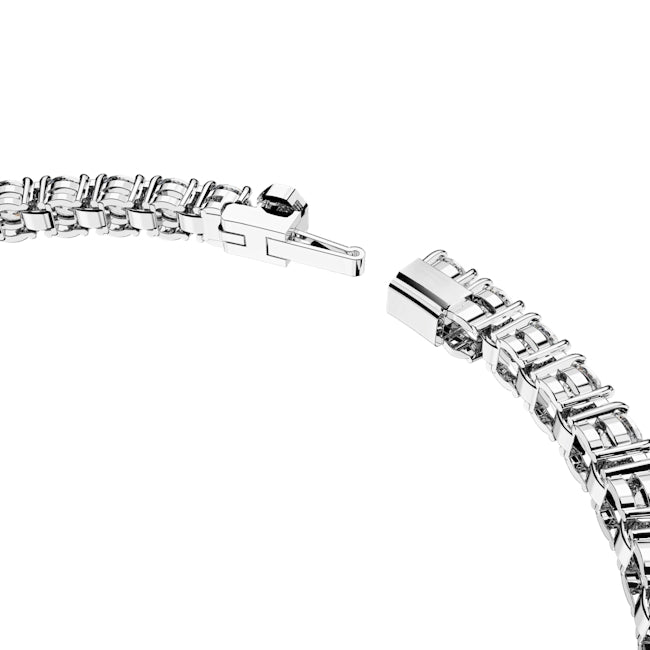 Swarovski Matrix Silver Round Tennis Bracelet