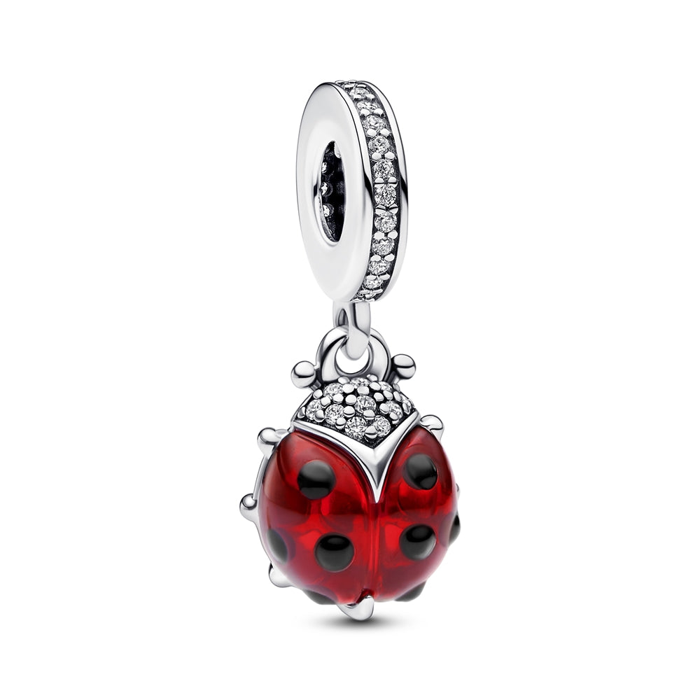 Pandora Red Ladybird Dangle Charm