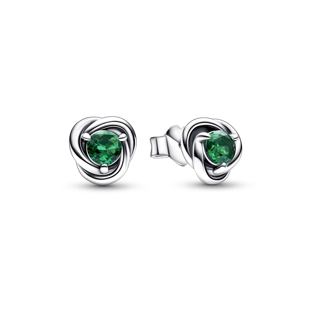 Pandora May Birthstone Eternity Circle Stud Earrings