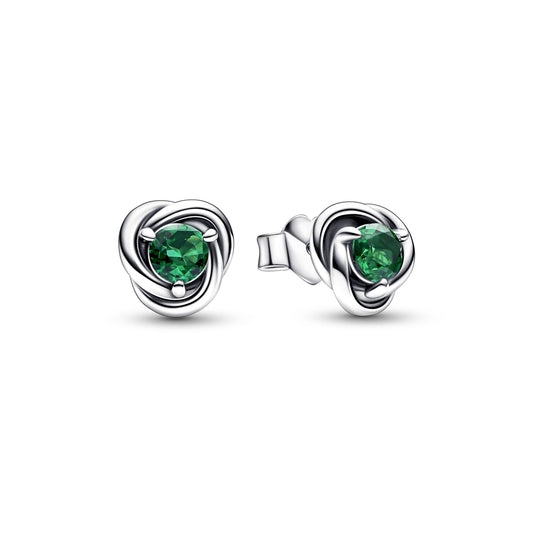 Pandora May Birthstone Eternity Circle Stud Earrings