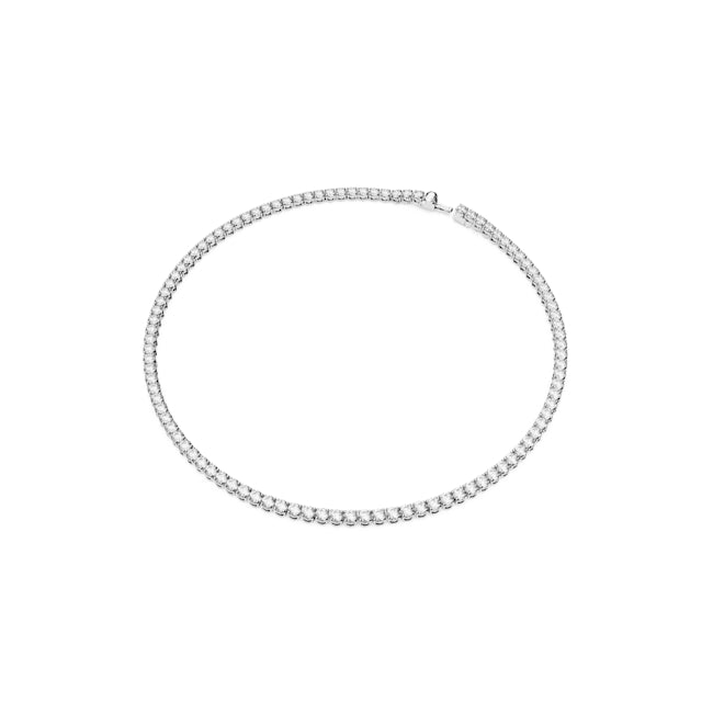 Swarovski Matrix Silver Round Tennis Set  
