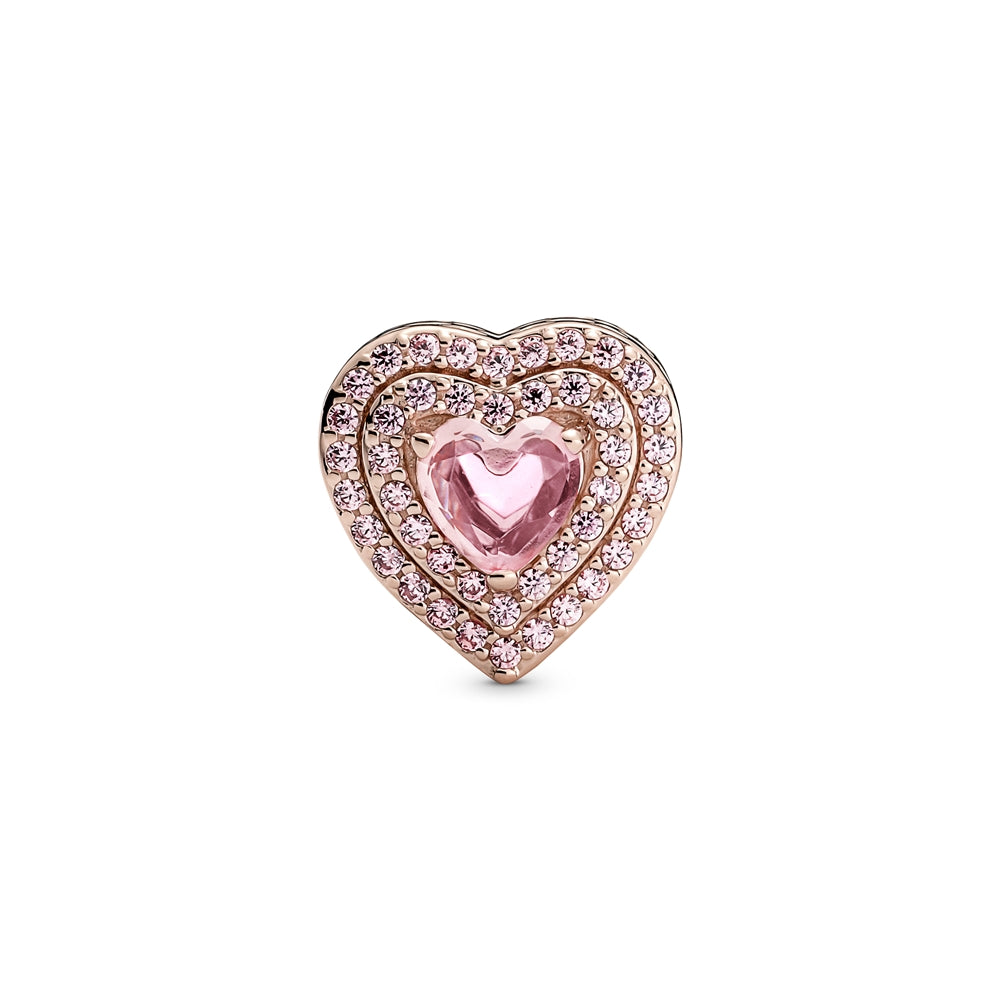 Pandora Sparkling Pink Heart Charm