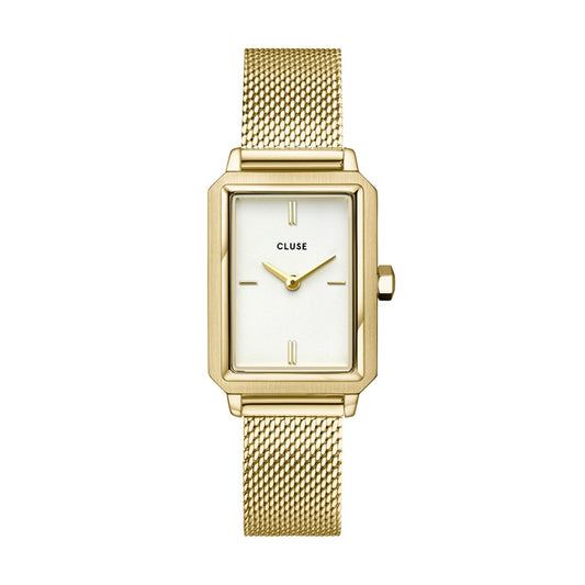 CLUSE Gold Fluette Mesh Watch