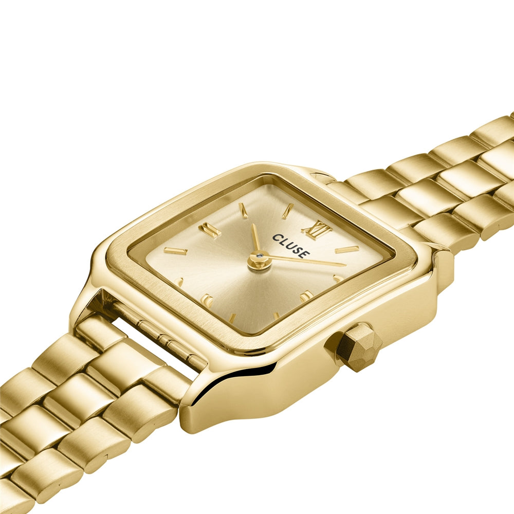 CLUSE Gold Gracieuse Petite Square Watch