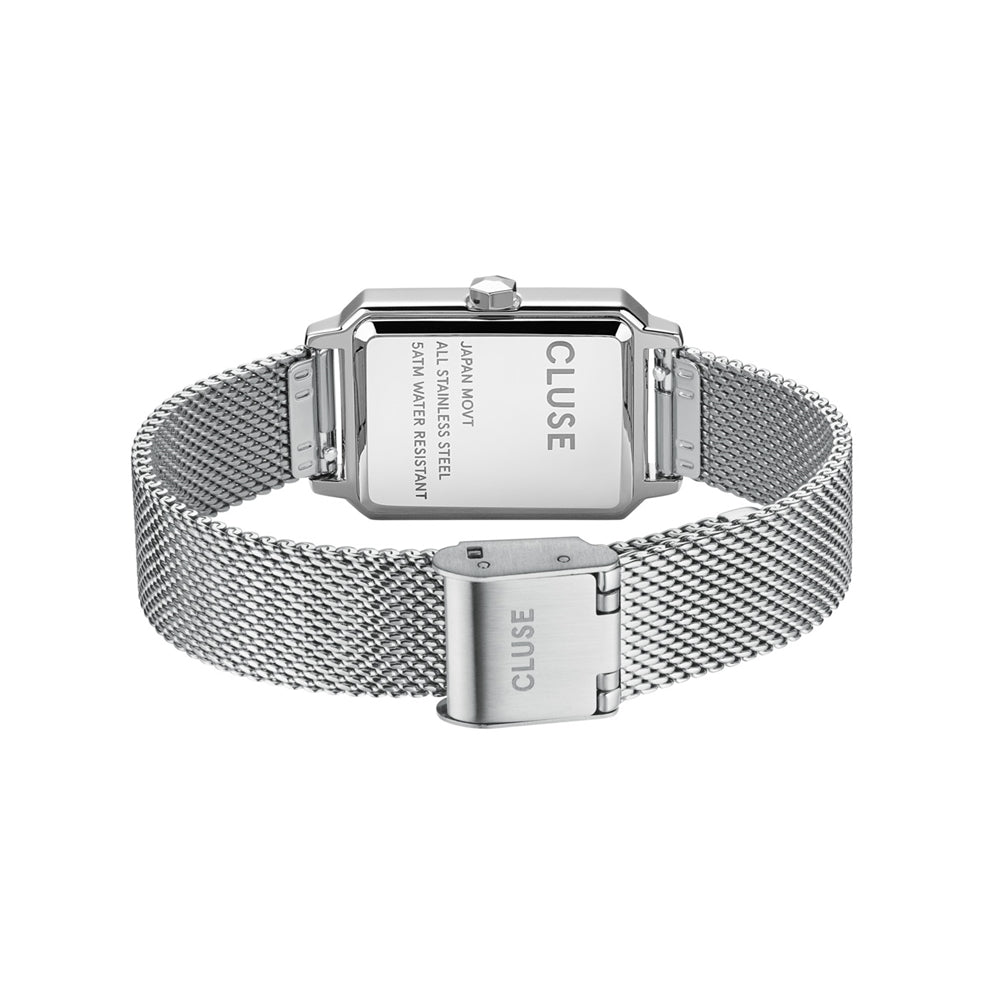 CLUSE Silver Fluette Mesh Watch