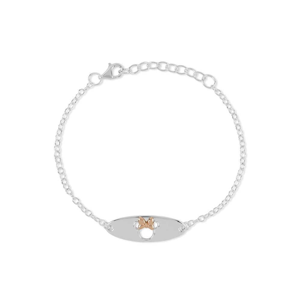 Disney Silver Minnie Mouse Cut Out Bracelet