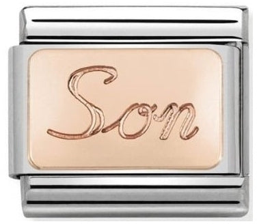 Nomination Rose Gold Son Charm