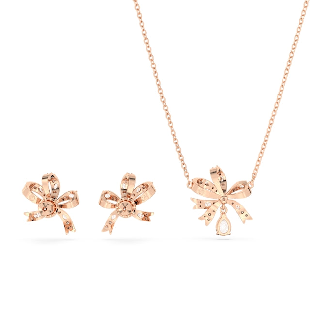 Swarovski Volta Rose Gold Bow Set 