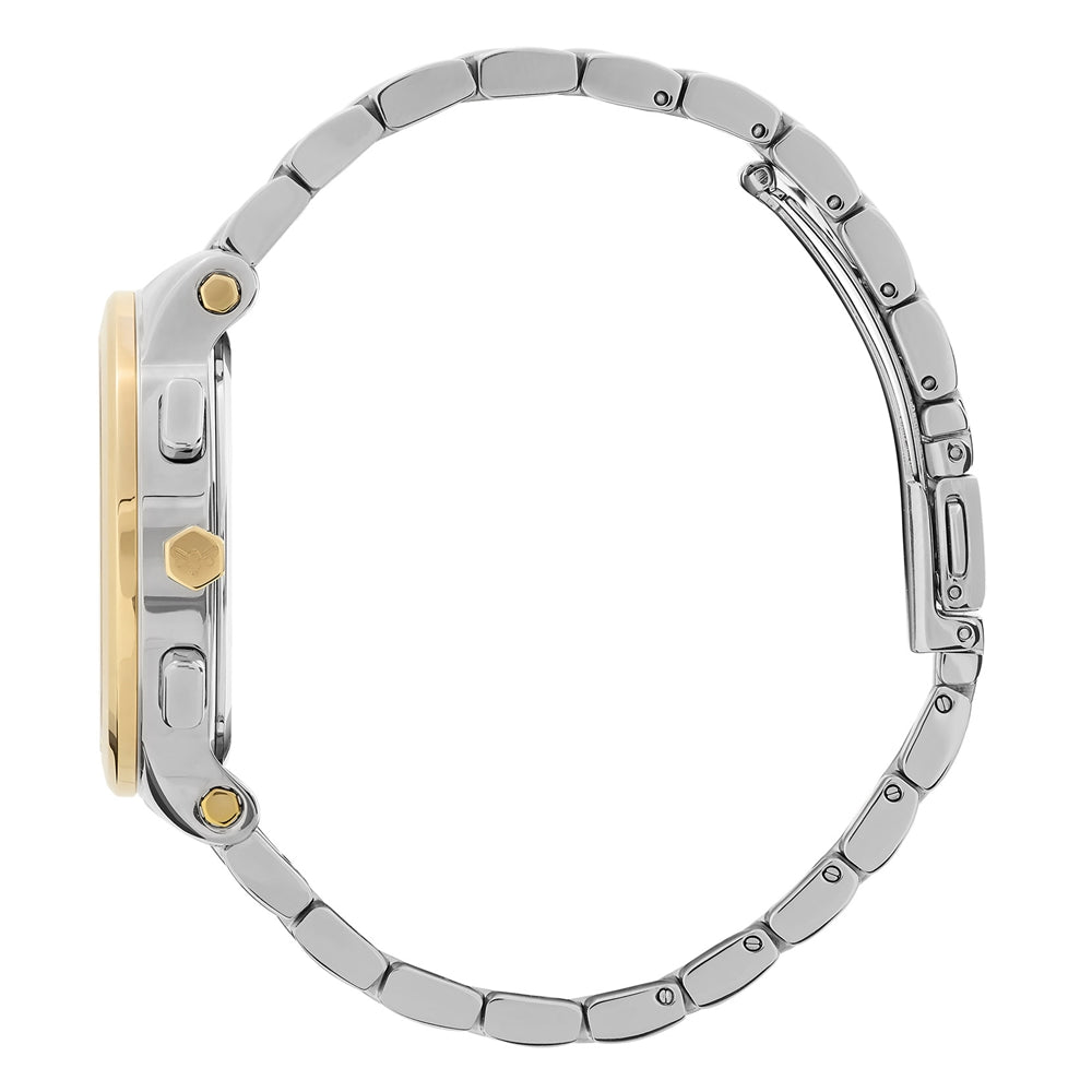 Olivia Burton Sports Luxe Silver + Gold Bracelet Watch