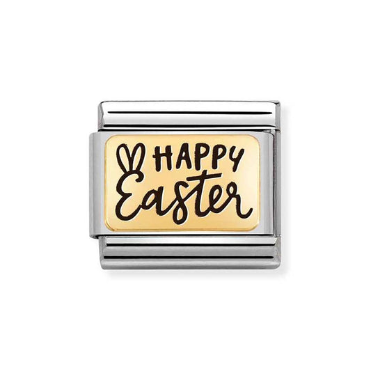 Nomination Gold Happy Easter Charm