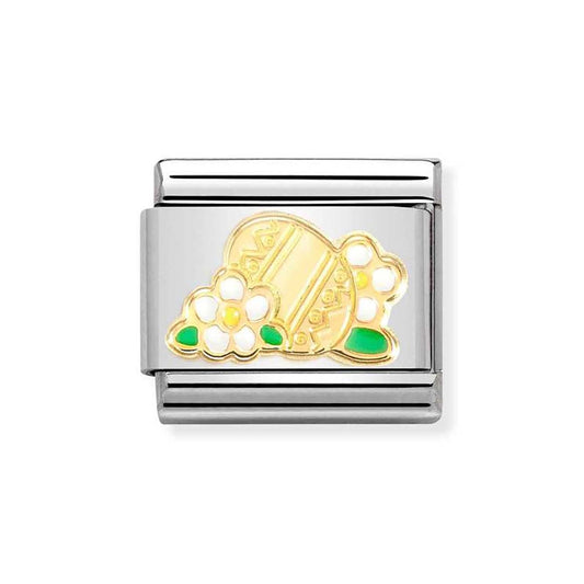Nomination Easter Egg With Flowers Charm