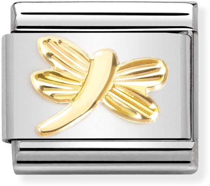 Nomination Gold Dragonfly Charm