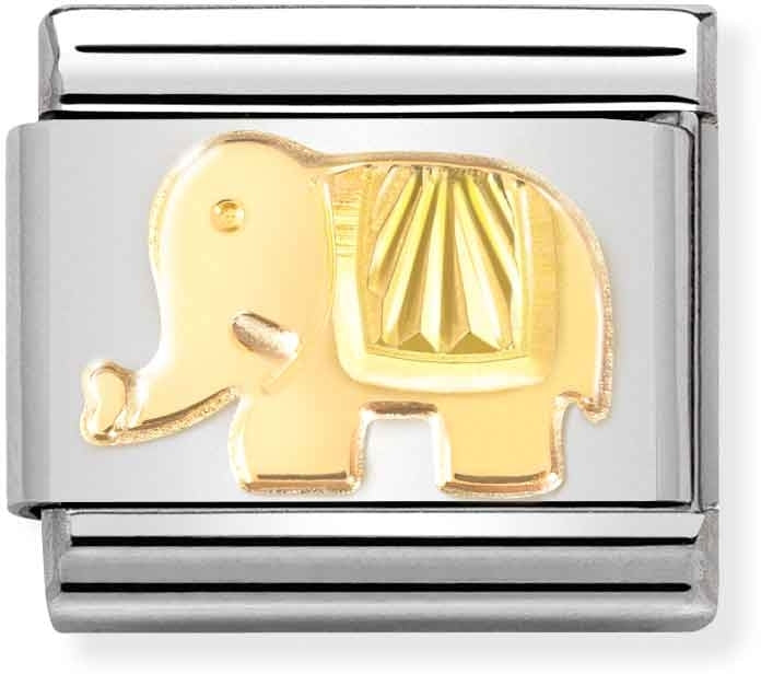 Nomination Gold Elephant Charm