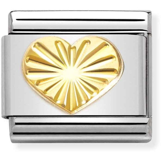Nomination Gold Heart Charm