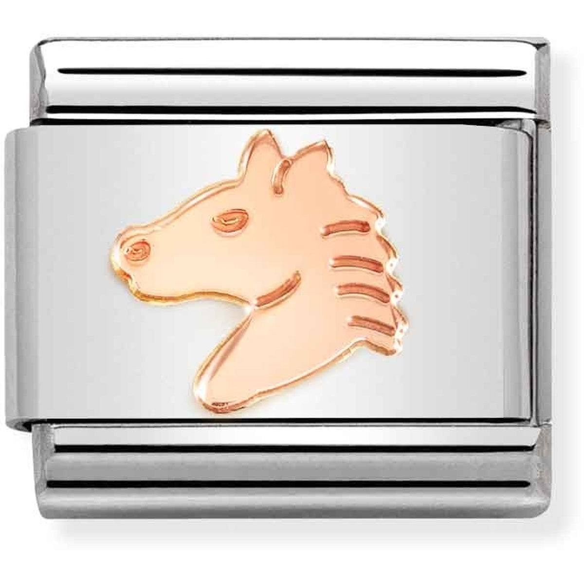 Nomination Rose Gold Horse Charm