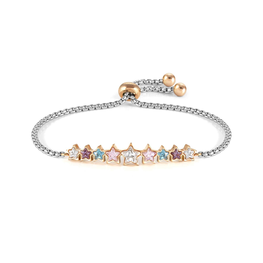 Nomination Milleluci Rainbow Crystal Stars Bracelet