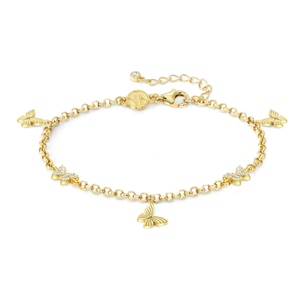 Nomination TrueJoy Gold Crystal Butterfly Bracelet