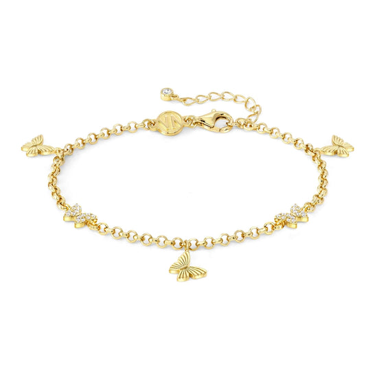 Nomination TrueJoy Gold Crystal Butterfly Bracelet