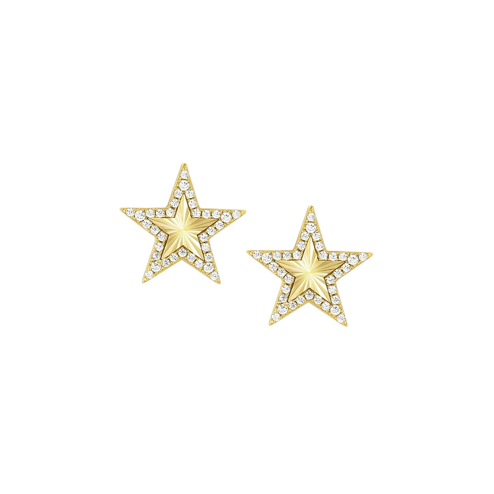 Nomination TrueJoy Gold Star Earrings
