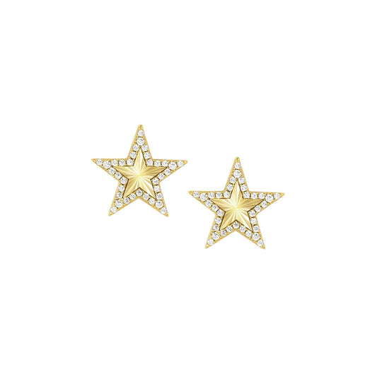 Nomination TrueJoy Gold Star Earrings