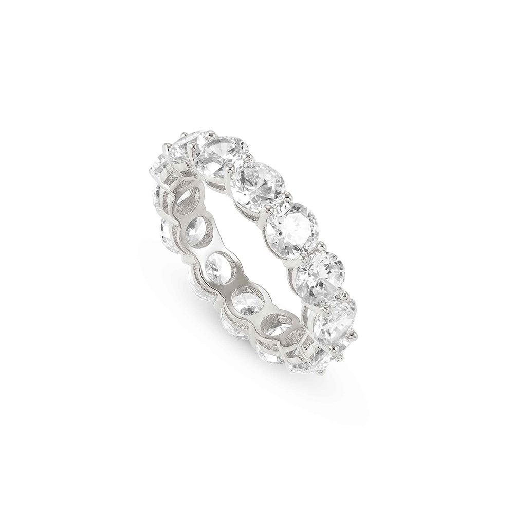 Nomination Chic Silver Crystal Joyful Band Ring 