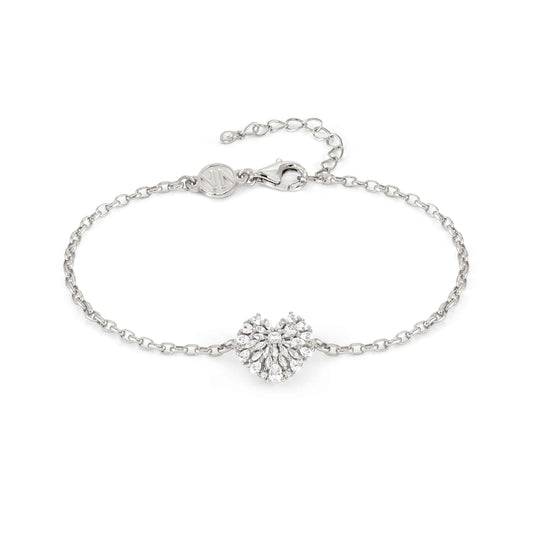 Nomination Ray Of Light Silver Heart Bracelet