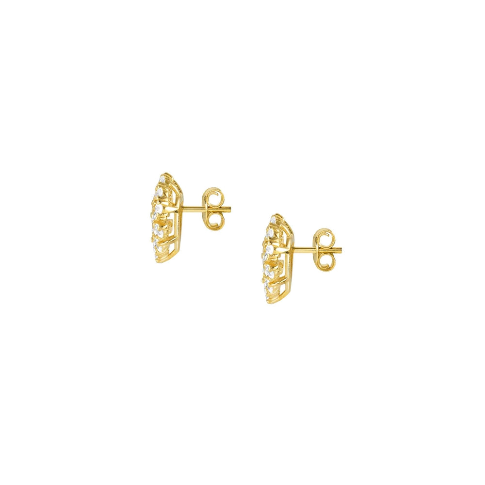 Nomination Ray Of Light Gold Heart Earrings