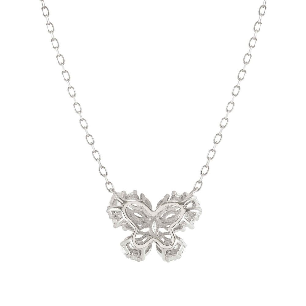 Nomination Ray Of Light Silver Butterfly Necklace
