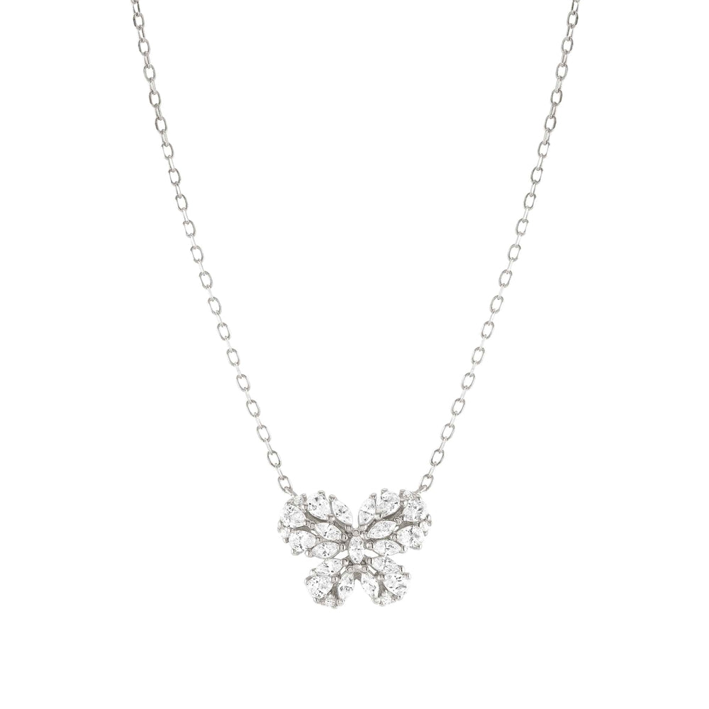 Nomination Ray Of Light Silver Butterfly Necklace