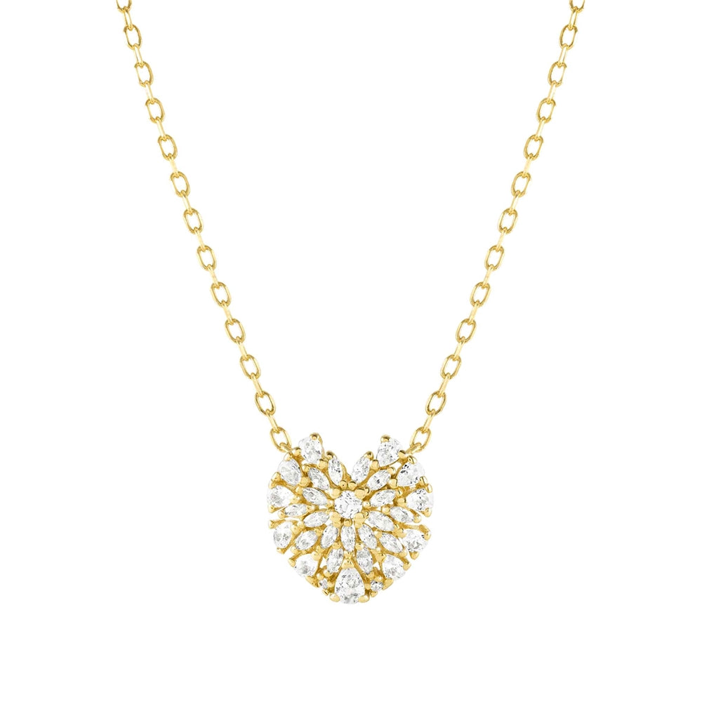 Nomination Ray Of Light Gold Heart Necklace