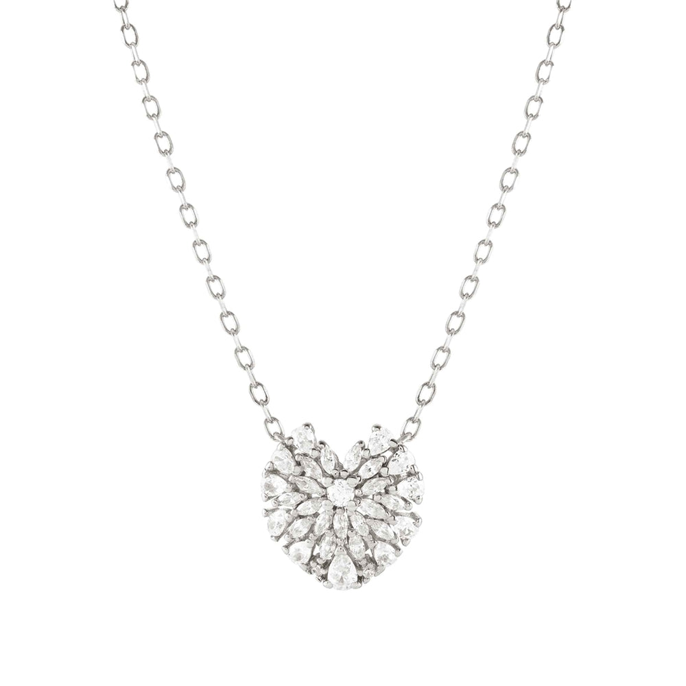 Nomination Ray Of Light Silver Heart Necklace