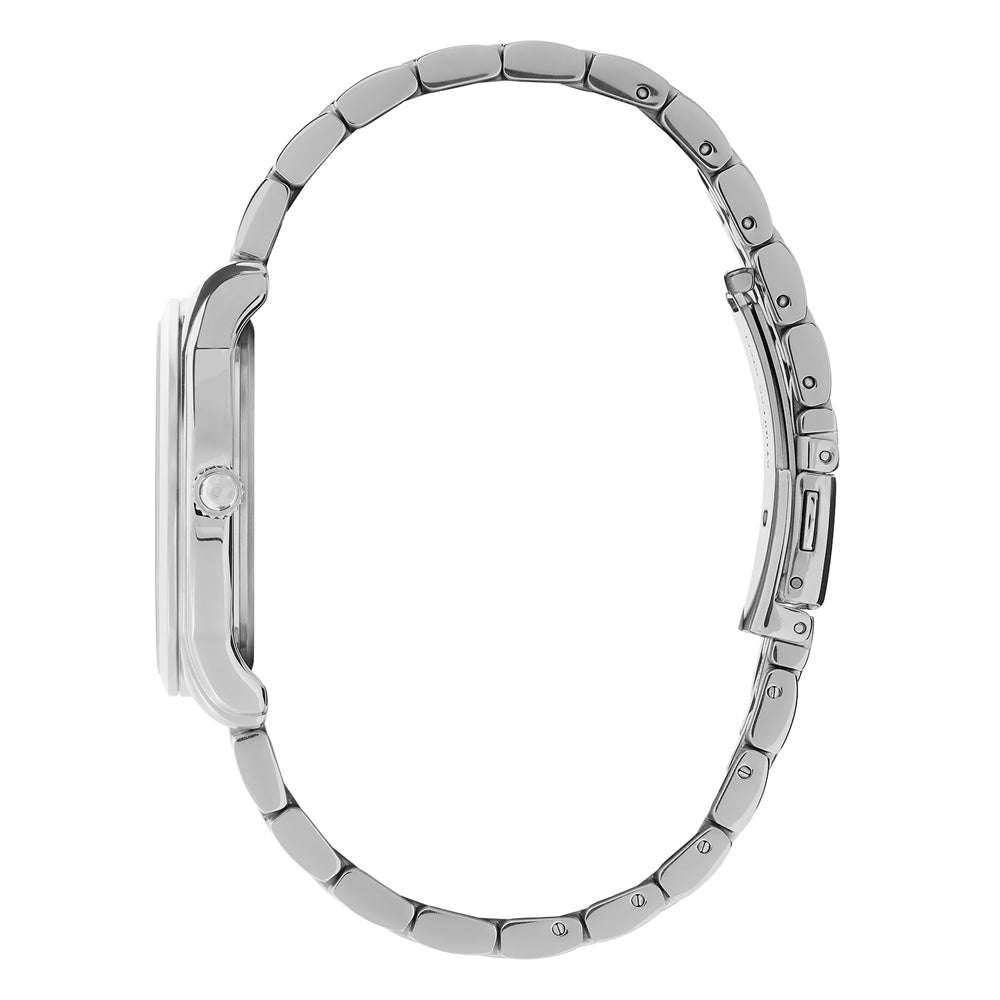 Olivia Burton Celestial Starlight Silver + Blush Bracelet Watch