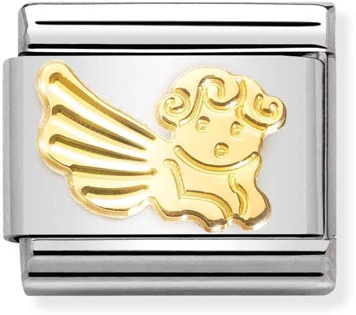 Nomination Gold Angel Charm