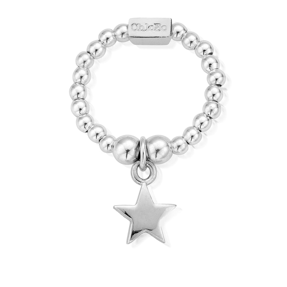 ChloBo Silver Star Ring Large