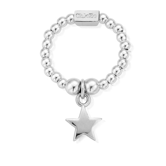 ChloBo Silver Star Ring Large