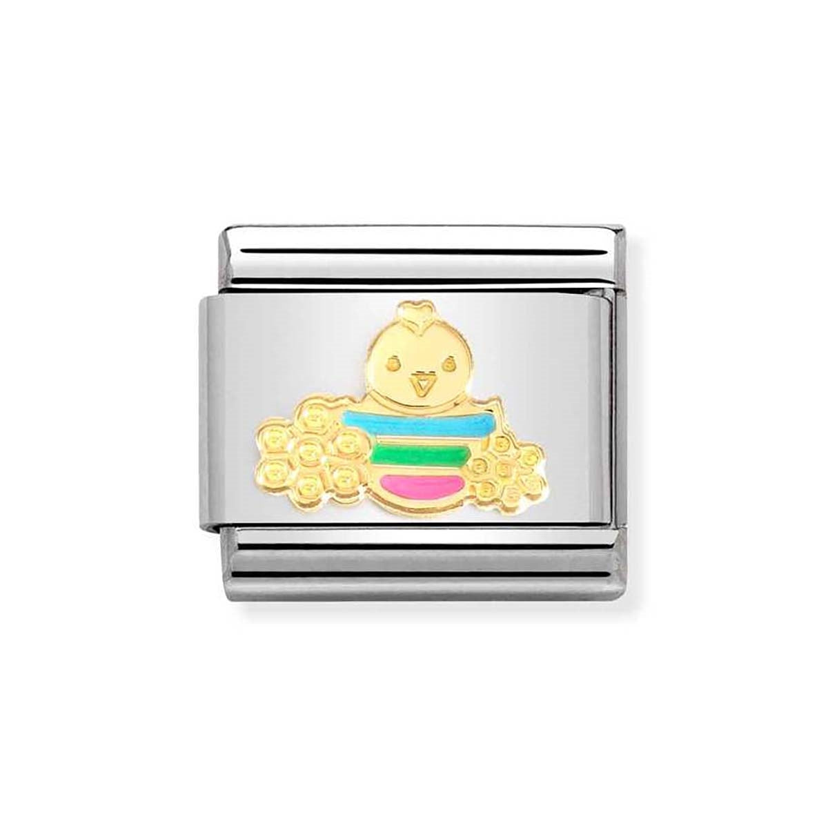 Nomination Easter Chick + Flower Charm