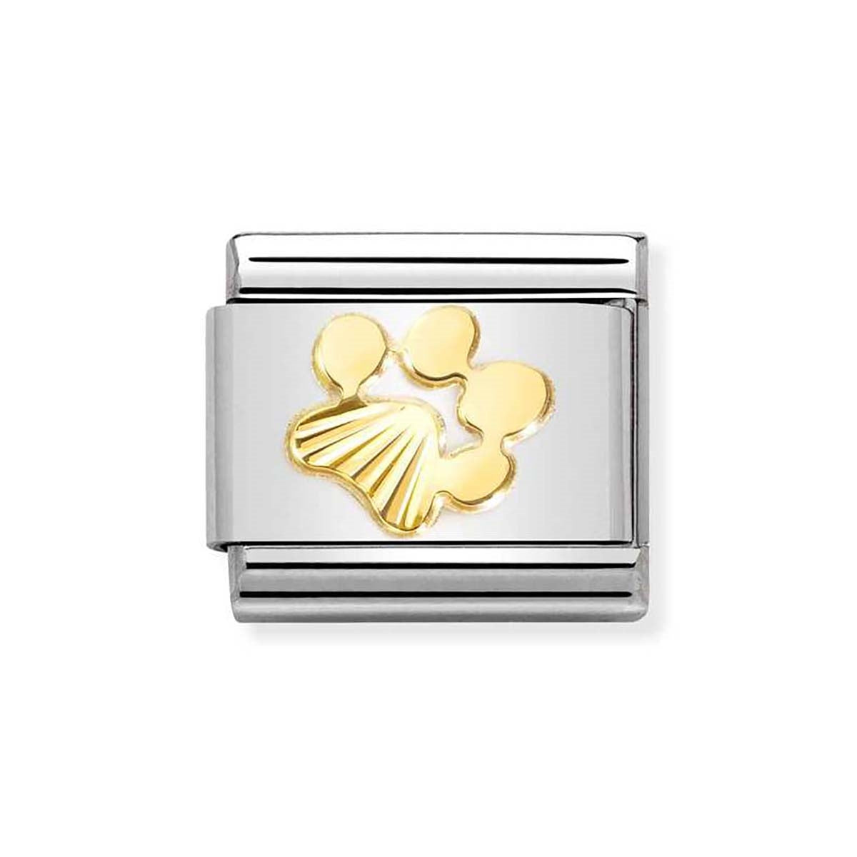 Nomination Gold Paw Print Charm
