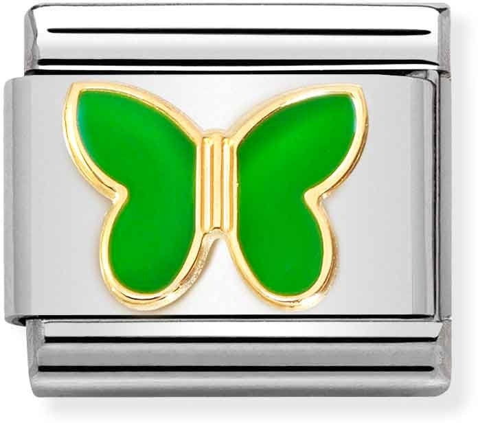 Nomination Green Butterfly Charm