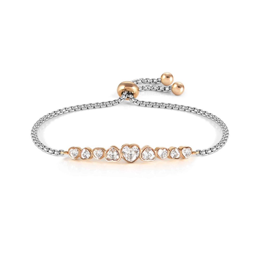 Nomination Milleluci Crystal Hearts Bracelet