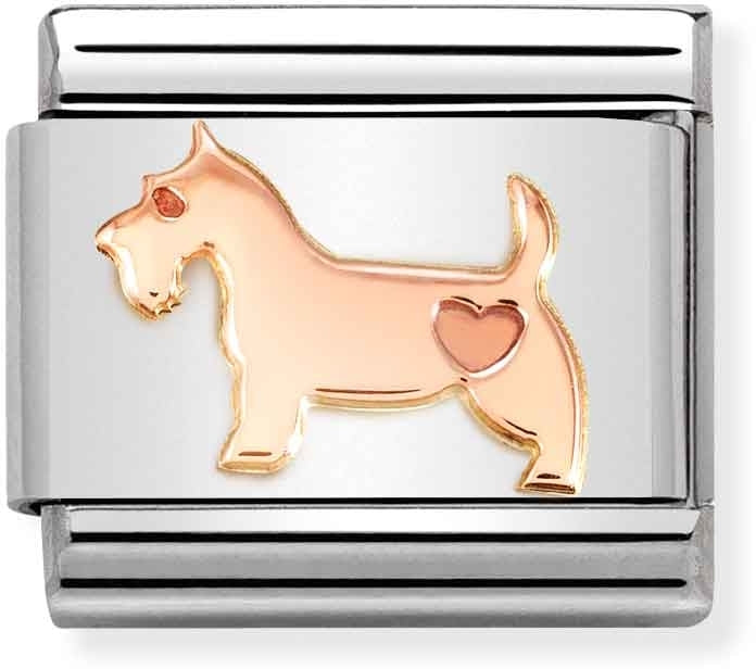 Nomination Rose Gold Dog Charm
