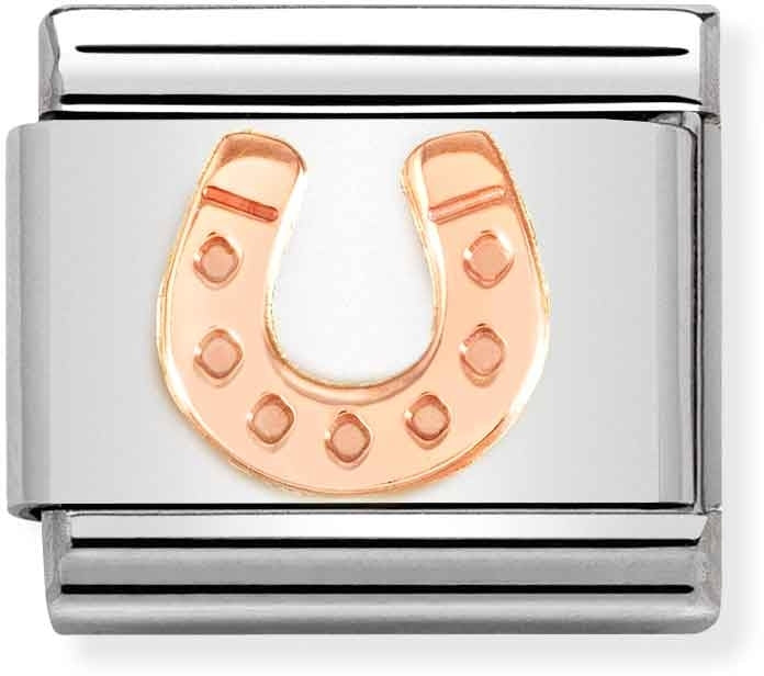 Nomination Rose Gold Horseshoe Charm