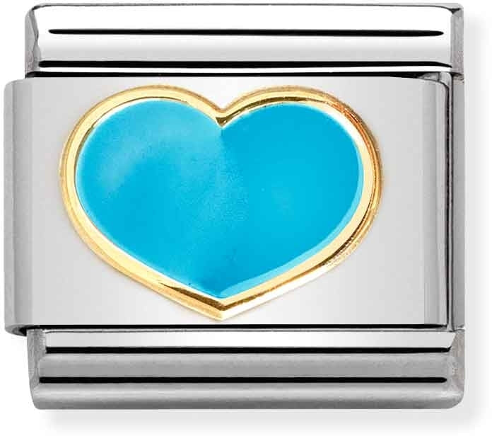Nomination Turquoise Heart Charm