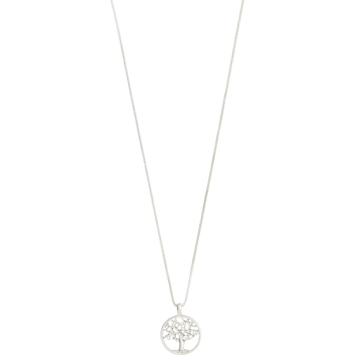 Pilgrim Silver Recycled Tree Of Life Necklace