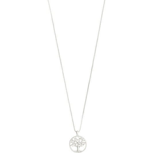 Pilgrim Silver Recycled Tree Of Life Necklace